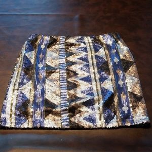 Sequin skirt